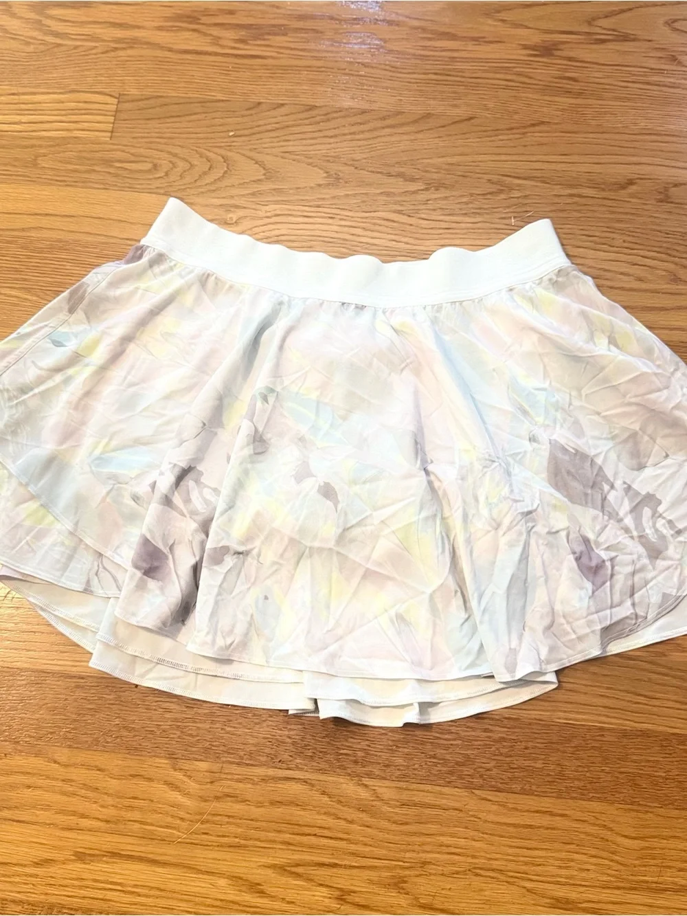 Lululemon Court Rival High-Rise Skirt Long – Transverse Lilac Multi – Size 12